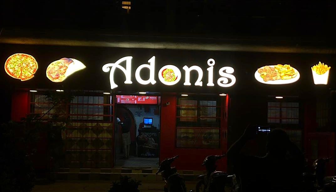 Adonis Fast Food — Illuminated Signage
