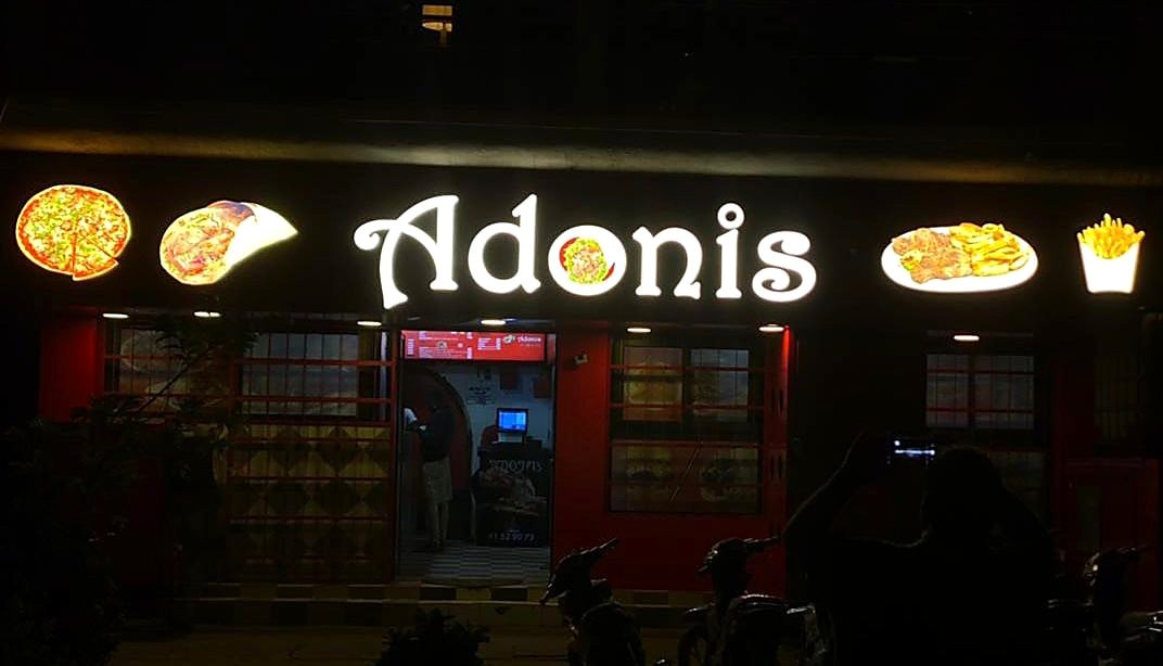 Adonis Fast Food — Illuminated Signage