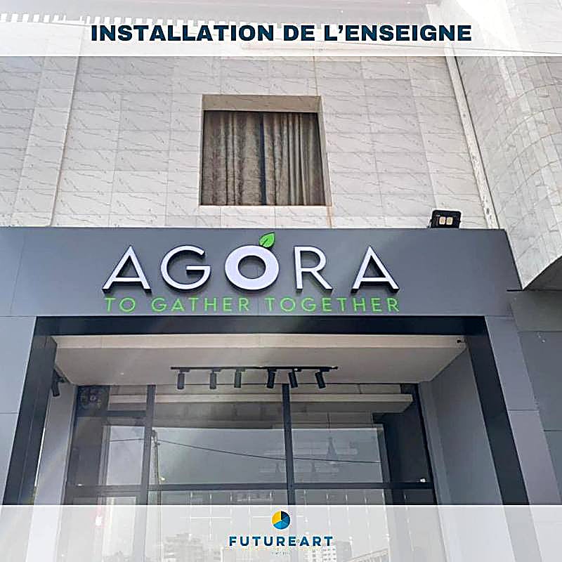 Agora — Illuminated Signage